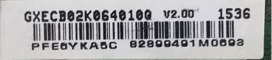 MAIN PARA TV VIZIO / NUMERO DE PARTE GXECB02K064 / 715G7133-M02-000-004K / PFE6YKA5C  / MODELO D43-C1 - Imagen 2